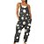 cheap Jumpsuits-Women&#039;s Jumpsuit Animal Holiday V Neck Daily Traveling Sleeveless Regular Fit Sleeveless 1 2 3 S M L Summer
