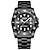 זול שעוני קוורץ-binbond גברים שעון קוורץ אופנה מינימליסטי מזדמן עסקי זוהר לוח שנה עמיד למים שעון סגסוגת קישוט