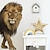 olcso 3D falmatricák-3d oroszlán állatok falmatricák gyerekszoba lakberendezési falmatrica 1db