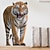 tanie Naklejki ścienne z dekoracjami-3d tygrys zwierzęta naklejki ścienne dekoracje do domu naklejka ścienna 1 szt