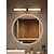 Недорогие Бра-освещение тщеславия 21,5 &quot;ip20 зеркальные передние фары железные акриловые черные бытовая мода выдвижная ванная комната противотуманный туалетный столик светодиодный зеркальный шкаф лампа ванные