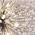 voordelige Kroonluchters-72 cm spoetnik ontwerp lantaarn desgin kroonluchter metalen bloemstijl spoetnik kralen gegalvaniseerd artistiek eiland 220-240v