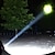 abordables Linternas y luces de camping-Linterna led de luz grande y fuerte, linterna de caza táctica recargable por usb, luz de flash con batería integrada