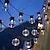abordables Tiras de Luces LED-lámpara de camping al aire libre cadena bombillas grandes 5m-20leds 6.5m-30leds impermeable anti-aplastado bombillas de luz led al aire libre patio trasero jardín porche carpa decorativa luz lámpara de terraza