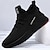 abordables Zapatillas de hombre-Hombre Zapatillas de deporte Zapatos para correr Amortización Transpirable Soporta Duradero Corriendo Correr por carretera Goma Tul Primavera Otoño Negro