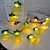 billiga LED-ljusslingor-fruktslinga lampor 1,5 m 10 lysdioder/3m 20 lysdioder jordgubbsbanan kiwi ananas form snöre älvljus för festdekoration i hemmet