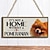 cheap Wood Wall Signs-1pc Pet Dog Wall Hanging, Wooden Animal Dog Pattern Plaque Sign Wll Decor Accessories, For Pet Shop Cafe Room Decor Household Items 4&#039;&#039;x8&#039;&#039; (10cmx20cm)
