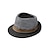 cheap Men&#039;s Accessories-Unisex Boho Straw Hat Men Sun Hat Tape Decor Hollow Out Safari Hat Gambler Hat Khaki Licorice Mesh Stylish Casual Outdoor Holiday Going out Plain Sunscreen