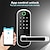 cheap Door Locks-Smart 5 In 1 Door Lock With Handle Biometric Technology Storage Memory Function