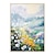 Недорогие Пейзажи-ручная роспись маслом холст настенное искусство украшения современные абстрактные цветы для домашнего декора свернутая бескаркасная нерастянутая картина