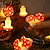 abordables Tiras de Luces LED-luces de setas solares guirnalda de vacaciones luces de cadena 7m-50leds 6.5m-30leds luces de hadas de setas impermeables al aire libre fiesta de navidad boda jardín césped decoración