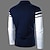 abordables Polo classique pour homme-Homme POLO Tee Shirt Golf Casual Vacances Revers Classique manche longue Mode basique Bloc de couleur Bouton Eté Standard Bleu marine Noir Rouge Marine foncé POLO