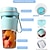 billige Kjøkkenapparater-bærbar elektrisk juicer smoothie blender 4 kniv mini blendere usb trådløs oppladbar mikser juicer kopp for sportsreiser