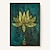 billige MenneskeTryk-thailandsk dekorativt maleri i sydøstasiatisk stil vægplakater indien bergamot lotus yoga buddha lærredstryk stueindretning