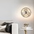 voordelige LED-wandlampen-Lightinthebox led wandkandelaar rond ontwerp leeslamp glas nachtkastjes wandlampen 5w warm wit voor hal slaapkamer trappen hotels