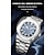 Недорогие Кварцевые часы-poedagar роскошные часы бизнес водонепроницаемые мужские часы светящаяся дата из нержавеющей стали квадратные кварцевые мужские часы