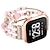 cheap Fitbit Watch Bands-Smart Watch Band Compatible with Fitbit Versa 2 / Versa Lite / Versa SE / Versa Alloy Beaded Smartwatch Strap Bling Diamond Beaded Women Men Jewelry Bracelet Replacement  Wristband
