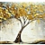 رخيصةأون لوحات الزهور والنباتات-يدويا النفط الطلاء قماش جدار الفن ديكور شجرة الحياة الأصلية مجردة المناظر الطبيعية اللوحة للديكور المنزل مع إطار ممتد / بدون اللوحة الإطار الداخلي