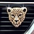 preiswerte Anhänger &amp; Ornamente fürs Auto-starfire car air vent parfum clip set diamond money leopard car air vent aromatherapy creative car interior jewelry