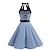 Χαμηλού Κόστους 1950-1950 vintage εμπνευσμένο φόρεμα γραμμής swing φόρεμα αξεσουάρ σετ flare φόρεμα γυναικεία κοστούμια vintage cosplay ραντεβού πάρτι&amp;amp; βραδινό φεστιβάλ μεταξωτό κασκόλ σε γραμμή