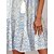 cheap Mini Dresses-Women&#039;s Casual Dress Floral Shift Dress Print Dress V Neck Print Mini Dress Outdoor Daily Fashion Modern Regular Fit Half Sleeve Blue Summer Spring S M L XL XXL