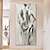 olcso Nude Art-Hang festett olajfestmény Kézzel festett Függőleges Absztrakt Emberek Modern Anélkül, belső keret