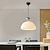 voordelige Hanglampen-led hanglampen keuken glas verlichting 40cm 3-lichts moderne boerderij foyer hal verlichtingsarmaturen plafond hangende wereldbol boven tafel warm wit 110-240v