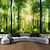 cheap Landscape Tapestry-Tropical Forest Rainforest Landscape Wall Tapestry Magical Natural Green Tree Tapestry Wall Hanging Bohemian Psychedelic Tapestry Bedroom Living Room Dormitory