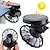 abordables Ventilateurs-clip sur le capuchon mini ventilateur solaire voyage d&#039;été énergie solaire puissance ventilateurs de refroidissement