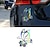 cheap Car Body Decoration &amp; Protection-StarFire 1PC Reflective Butterfly Flower Car Sticker Waterproof Vinyl Butterflies Sticker Decals For Cars Trucks Vans Laptops Wall Decor Accessories