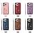 cheap iPhone Cases-Phone Case For iPhone 15 Pro Max Plus iPhone 14 Pro Max Plus 13 12 11 Mini X XR XS 8 7 Wallet Case Zipper with Lanyard with Wrist Strap Solid Colored TPU PU Leather