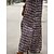 cheap Maxi Dresses-Women&#039;s Casual Dress Summer Dress Print Dress Long Dress Maxi Dress Fashion Streetwear Geometric Split Print Outdoor Daily Holiday V Neck Long Sleeve Dress Loose Fit Purple Green Summer Spring S M L