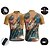 voordelige Heren shirts-21Grams Voor heren Wielrenshirt Korte mouw Fietsen Kleding Bovenlichaam met 3 achterzakken Bergracen Wegwielrennen Ademend Vochtregelerend Sneldrogend Reflecterende strips Geel Rood Blauw Grafisch
