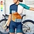 cheap Women&#039;s Clothing Sets-21Grams Women&#039;s Cycling Jersey with Shorts Short Sleeve Mountain Bike MTB Road Bike Cycling Violet Red Blue Graphic Bike Moisture Wicking Quick Dry Spandex Sports Graphic Geometric Clothing Apparel