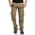 abordables Pantalones cargo-Hombre Pantalones cargo Pantalones Táctico pantalones de trabajo Multi bolsillo Bolsillo con solapa Plano Longitud total Trabajo Ropa Cotidiana 100% Algodón Clásico Táctico Negro Verde Ejército