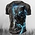 abordables animales y muñecos-Hombre Camiseta Graphic Animal Leopardo Cuello Barco Ropa Impresión 3D Exterior Diario Manga Corta Estampado Vintage Moda Design
