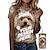 cheap Women&#039;s Custom Clothing-Basic Women&#039;s Round Neck Tee for Daily Outing
