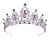 cheap Wearable Accessories-European And American Purple Bride Headwear Baroque Crown Rhinestone Headwear Princess Crown Wedding Hair Accessories Dress Accessories