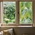 cheap Wall Stickers-100x45cm PVC Frosted Static Tropical Plant Privacy Glass Film Window Privacy Sticker Home Decortion