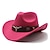 levne Historické a vintage kostýmy-18. století 19. století stát Texas Kovbojský klobouk Západní kovboj americký Pánské Dámské Klobouk