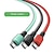abordables Cables para móviles-Cable de carga múltiple 6 pies 3,9 pies USB C a Lightning / micro / USB C 3 A Cable de Carga Carga rápida Duradero Gel de sílice líquido Para Samsung iPhone Accesorio para Teléfono Móvil