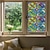 cheap Wall Stickers-100X45cm PVC Frosted Static Cling Stained Glass Film Window Privacy Sticker Home Bathroom Decortion