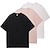 cheap Gym, Running &amp; Workout-Men&#039;s Workout Shirt Running Shirt Short Sleeve Top Athletic Casual Cotton Breathable Quick Dry Moisture Wicking Gym Workout Running Jogging Sportswear Activewear Solid Colored Black with White White