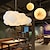 halpa Saarivalot-led-riippuvalaisin riippuva pilvivalo lastenhuoneen valaisin moderni pilvi kattokruunu makuuhuoneen kattovalaisimet