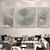 billiga Abstrakta målningar-handgjord modern gyllene linje oljemålning på duk 3 stycken/set gyllene färg abstrakt väggkonstbild för rumspresenter