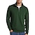 cheap Basic Sweatshirts-Men&#039;s Sweatshirt Blue Green Standing Collar Plain Print Sports &amp; Outdoor Daily Sports Streetwear Casual Fall &amp; Winter Clothing Apparel Hoodies Sweatshirts