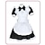 cheap Anime Costumes-Inspired by Bocchi the Rock! Gotoh Hitori Cosplay Maid Costume Anime Cosplay Costumes Japanese Carnival Cosplay Suits Short Sleeve Costume For Women&#039;s