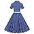 זול תחפושות מהעולם הישן-שמלת קו 50 רטרו וינטג&#039; שנות החמישים שמלת קוקטייל שמלת יום-יום שמלת מסיבה תחפושת התפרצות שמלת נשים תחפושת וינטג&#039; מסיבת קוספליי / שמלת ערב