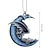 cheap Car Pendants &amp; Ornaments-StarFire New Arrival Blue Moon With Dragon Lover Car Hanging Ornament Holiday Decoration Home Decoration Hanging Ornament