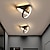 economico Lampade da soffitto-plafoniera a led 1 luce 22 cm design ad anello luci da incasso plafoniera in metallo per corridoio portico bar lampade da balcone loft creativo bianco caldo / bianco 110-240 v